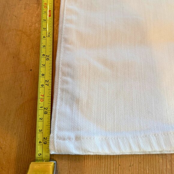 AG Adriano Goldschmied The Ballad Slim Boot Jeans White Denim Size 26R - Picture 10 of 12